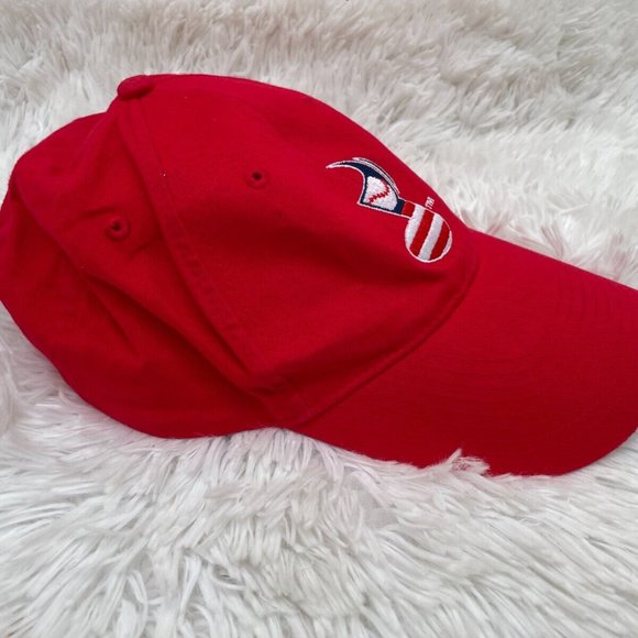 Men Hat Sport Baseball Cap Red Cottn Hat - Picture 4 of 11